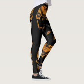 Botervliesvleugels - Monarch Butterfly Skull Leggings (Rechts)