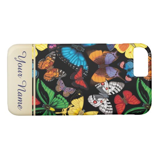 Botervliewereld Gepersonaliseerd Case-Mate iPhone Case (Achterkant (Horizontaal))