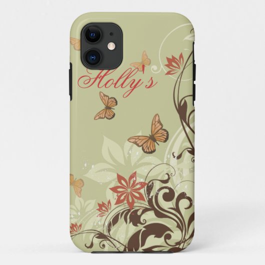 Botervliezen en wijnstokken Case-Mate iPhone case (Achterkant)