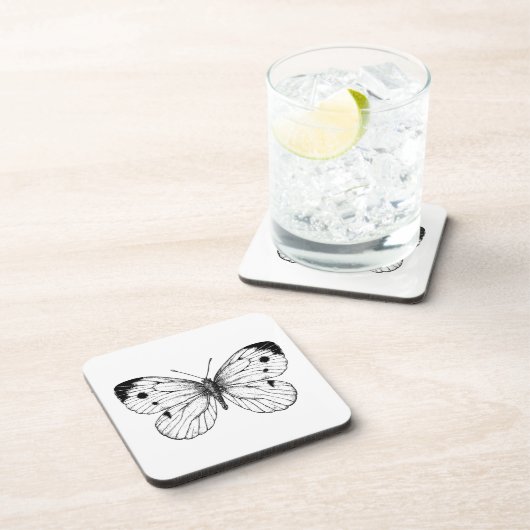 Botervlinder Bier Onderzetter (Rechterzijde)