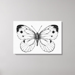 Botervlinder Canvas Afdruk
