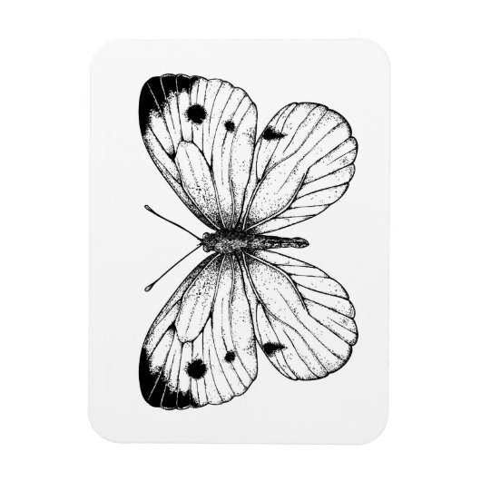 Botervlinder Magneet (Verticaal)