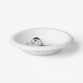 Botervlinder Papieren Kommen (Gebogen)