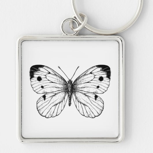 Botervlinder Sleutelhanger (Voorkant)