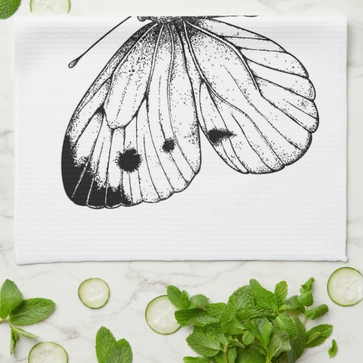 Botervlinder Theedoek (Gevouwen)