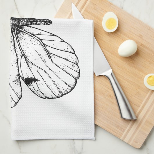 Botervlinder Theedoek (Quarter Fold)