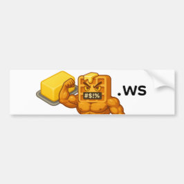 Boterwafel Bumpersticker