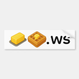 Boterwafel Bumpersticker
