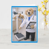 Both Feet Scale Get Well Card  SCB-2 Kaart (Gele Bloem)