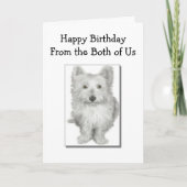 Both of Us - Birthday Card Kaart (Voorkant)