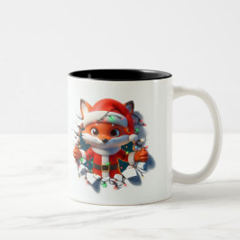 Both Side 3D Christmas | Merry Christmas Mug Tweekleurige Koffiemok