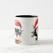 Both Side 3D Christmas | Merry Christmas Mug Tweekleurige Koffiemok (Center)