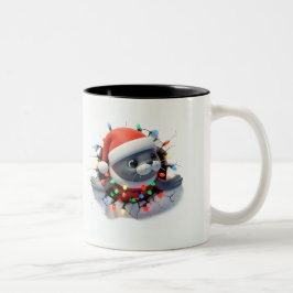 Both Side 3D Christmas | Merry Christmas Mug Tweekleurige Koffiemok