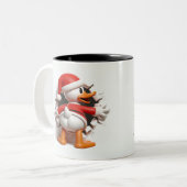 Both Side 3D Christmas | Merry Christmas Mug Tweekleurige Koffiemok (Voorkant links)