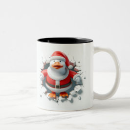 Both Side 3D Christmas | Merry Christmas Mug Tweekleurige Koffiemok