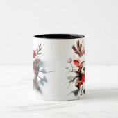 Both Side 3D Christmas | Merry Christmas Mug Tweekleurige Koffiemok (Center)