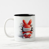 Both Side 3D Christmas | Merry Christmas Mug Tweekleurige Koffiemok (Links)