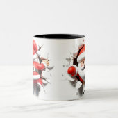 Both Side 3D Christmas | Merry Christmas Mug Tweekleurige Koffiemok (Center)