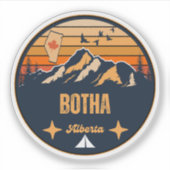 Botha, Alberta Sticker (Voorkant)
