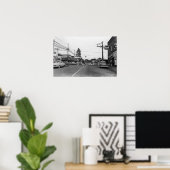 Bothell, WA - Downtown Street Scene Foto 2 Poster (Thuiskantoor)