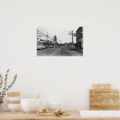 Bothell, WA - Downtown Street Scene Foto 2 Poster (Keuken)