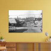 Bothell, WA - Foto van de scène in de binnenstad Canvas Afdruk (Insitu (Woonkamer))