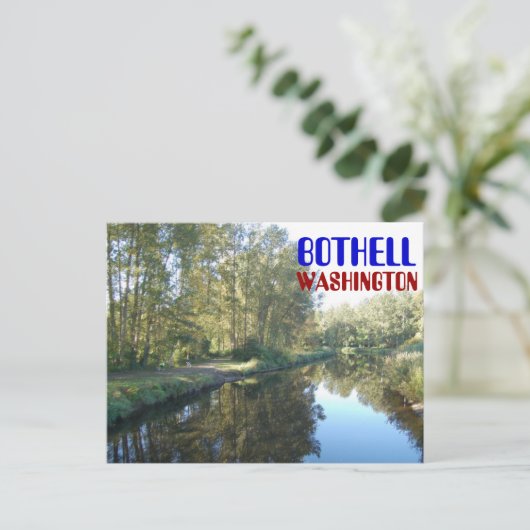 Bothell Washington Briefkaart (Staand voorkant)