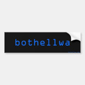 bothellwa bult bumpersticker (Voorkant)