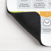 Bother-schaal voor ontwerp-feedback-mousepad muismat (Hoek)