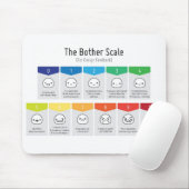 Bother-schaal voor ontwerp-feedback-mousepad muismat (Met muis)