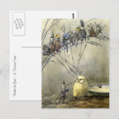 "Bother the Gnat" — Blue-Tone Briefkaart (Voorkant / Achterkant)