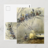 "Bother the Gnat" door A Duncan Carse Briefkaart (Voorkant / Achterkant)