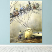 "Bother the Gnat" door A Duncan Carse Canvas Afdruk (Insitu (Houten vloer))