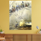 "Bother the Gnat" door A Duncan Carse Canvas Afdruk (Insitu (Woonkamer))