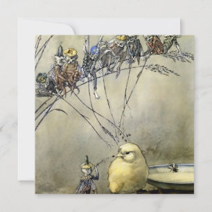 “Bother the Gnat” door A Duncan Carse Feestdagenkaart