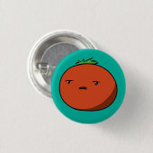 Bothered Tomato Ronde Button 3,2 Cm (Voorkant /achterkant)
