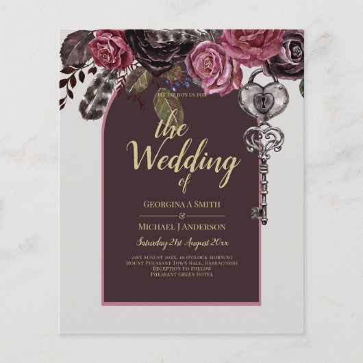 BOTHIC ROOS Burgundy Fall Wedding (Voorkant)