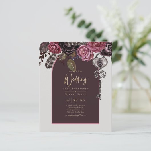 BOTHIC ROOS Burgundy Fall Wedding (Staand voorkant)