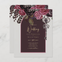 BOTHIC ROOS Burgundy Fall Wedding