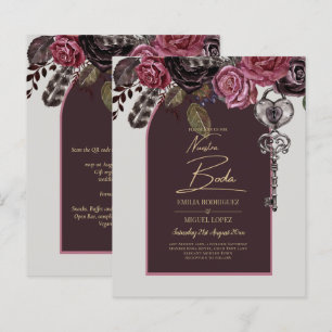 BOTHIC ROOS Burgundy Fall Wedding
