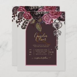 BOTHIC ROOS Burgundy Fall Wedding