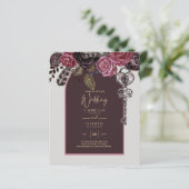 BOTHIC ROSE Bourgondië Herfst Bruiloft (Staand voorkant)