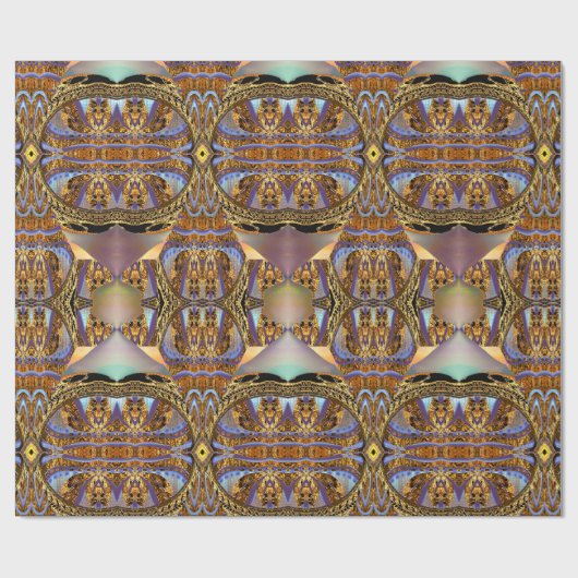 Bothildsley Baroque Rococo Elegant Cadeaupapier (Vlak)