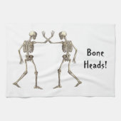 Bothoofden Skeleton Halloween Kitchen Towel Theedoek (Horizontaal)