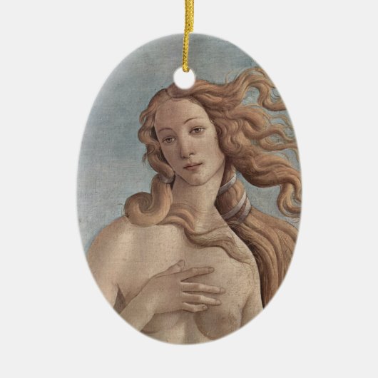 Boticelli's geboorte van Venus Ornament (Voorkant)