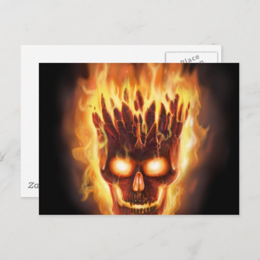 Botkop ontploft briefkaart (Voorkant / Achterkant)