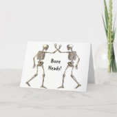 Botkoppen Skeletten Kaart (Voorkant)