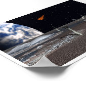 Botmoment klein poster (Hoek)