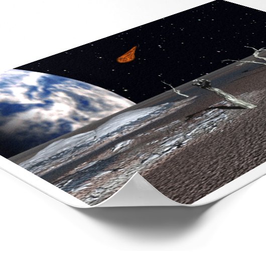 Botmoment klein poster (Hoek)