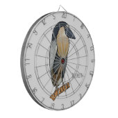 Botnavelvogel cartoon dartbord (Voorkant Links)